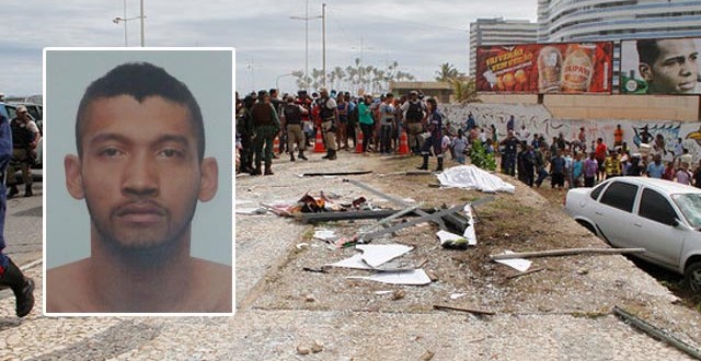 A imagem foi confeccionada com base nas informações obtidas com as testemunhas