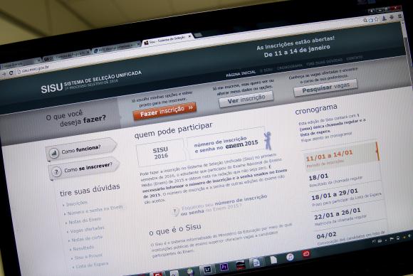 O sistema receberá inscrições até as 23h59, no horário de Brasília (Foto: Elza Fiuza/Agência Brasil)