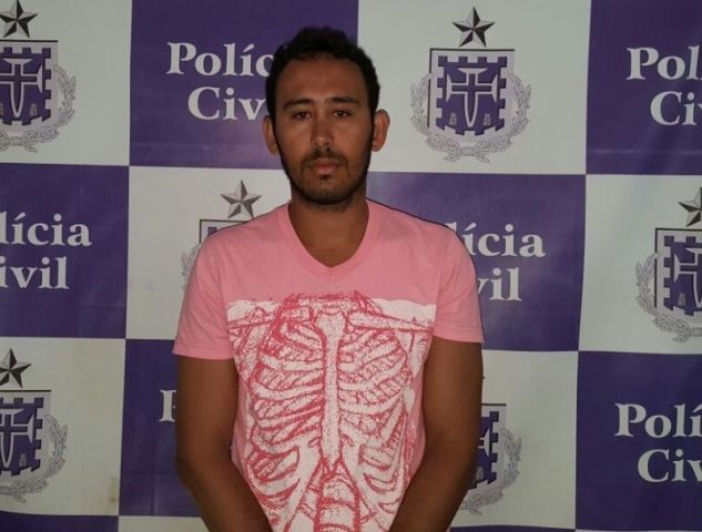 Tiago Zanfolim Santos, 26, foi preso em Brumado (Foto: Divulgação | Polícia Civil)