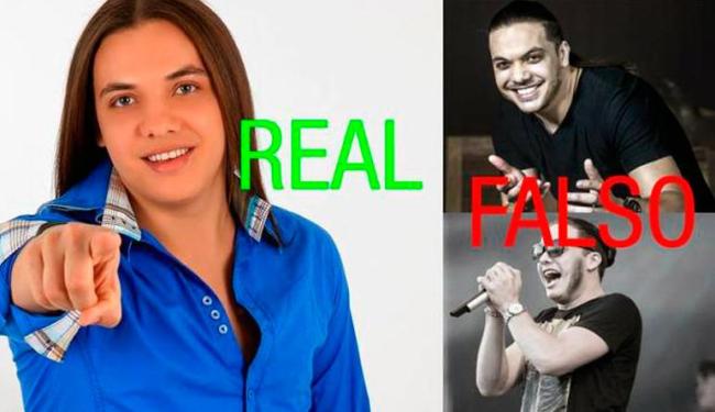 Jovem que iniciou boatos comparou fotos antigas e atuais de Wesley Safadão (Foto: Divulgação)