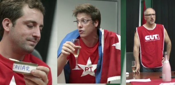 Tabet diz novídeo que a culpa do grupo ter sido descoberto foi de Gregorio Duvivier