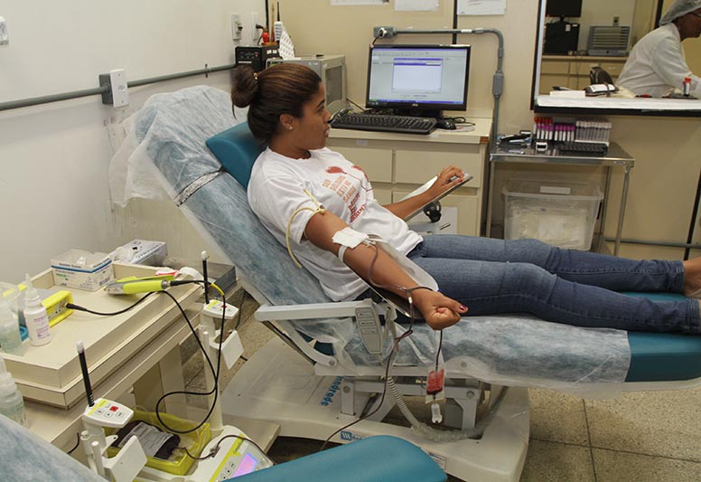 Banco de Sangue de Camaçari fica localizado no HGC (Foto: Adenilson Nunes)