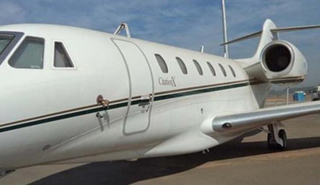 A aeronave Cessna Citation X, com oferta mínima de R$ 9 milhões, é um de centenas de itens (Foto: Divulgação | Receita Federal)
