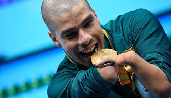 Supercampeão Daniel Dias venceu os 200m S5 com facilidade (Foto: Fernando Frazão l Agência Brasil)