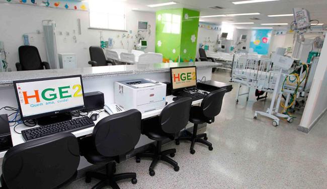 Área para recebimento de pacientes na nova unidade (Foto: Elói Corrêa | Secom Gov-BA | Divulgação)