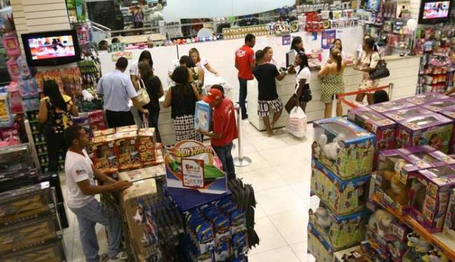 Os brinquedos são o item mais visado (94,5%) entre as opções de presentes da pesquisa (Foto: Margarida Neide / Ag. A TARDE)