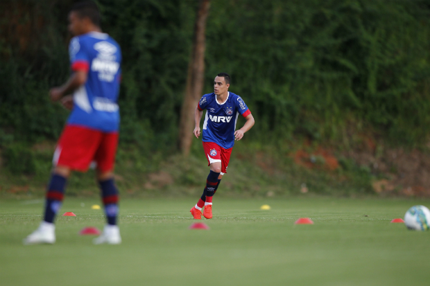 Victor Rangel marcou o primeiro gol pelo tricolor contra o Criciúma (Foto: Arisson Marinho)