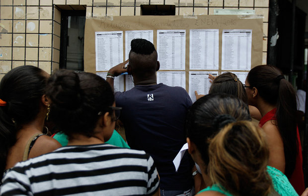 No primeiro dia do Enem, os candidatos precisaram responder a 90 questões de múltipla escolha (Foto: Arisson Marinho/CORREIO)