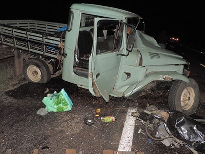 A batida ocorreu na madrugada desta terça-feira (17) (Foto: Reprodução)