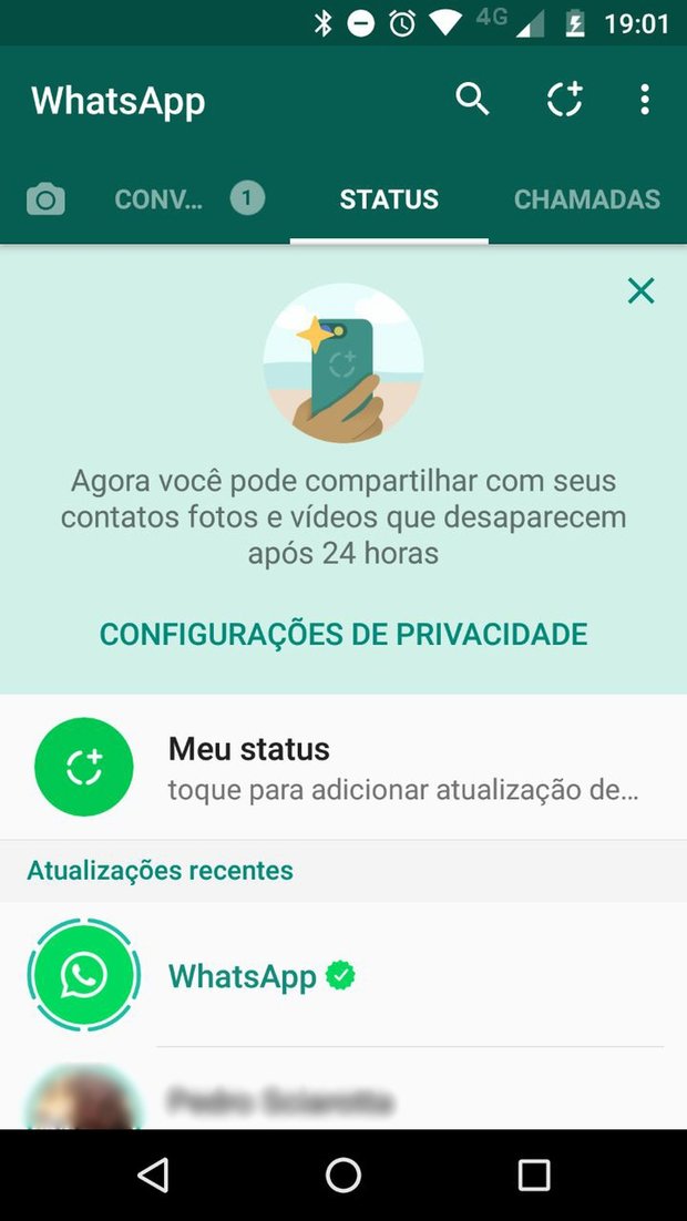 Status (Foto: Reprodução)