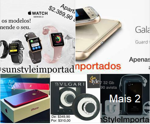 Perfumes, óculos, relógios? Vem conferir a Sun Style Importados!