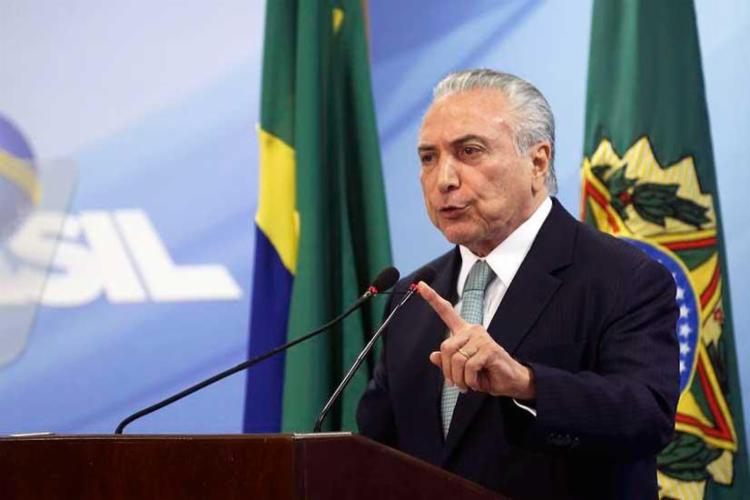 Diálogo com presidente da República foi gravado pelo executivo na noite de 7 de março no Palácio do Jaburu (Foto: Valter Campanato | Agência Brasil)