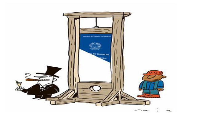 A reforma trabalhista flexibiliza a Consolidação das Leis do Trabalho e coloca mais uma vez empregados e empregadores em lados opostos (Foto: Bruno Aziz l Editoria de Arte A TARDE)
