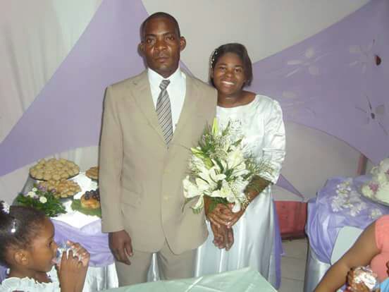Edvaldo e Jucilena se casaram em 2012 (Foto: Reprodução/Tailane Muniz)