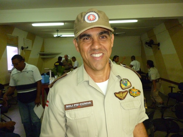Após dois anos e três meses, o Tenente Coronel Cesar Albuquerque foi substituído pelo Major André Cunha