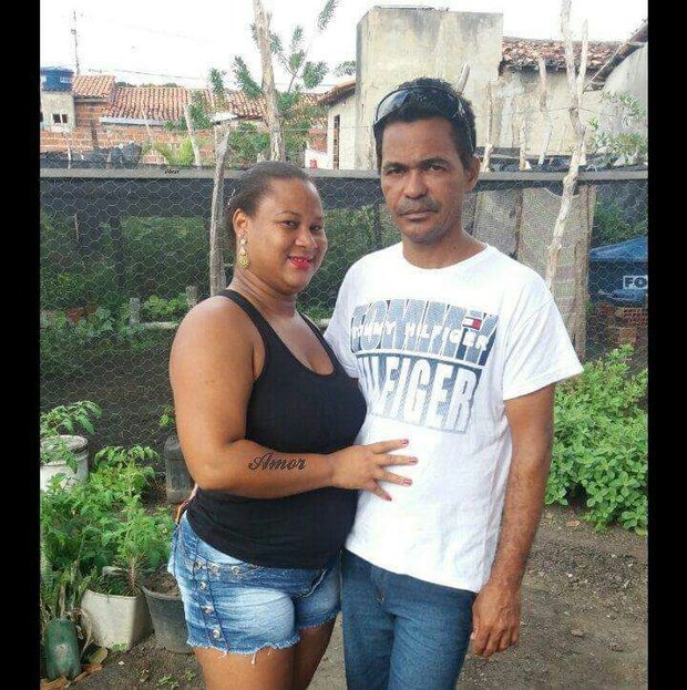 Claudineia é suspeita de matar Valdemir, seu marido; eles estavam juntos havia um ano e meio (Foto: Acervo Pessoal)