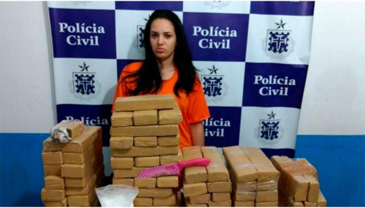 Vanessa Stefani Vieira Falcão foi presa na noite desta quarta-feira (Foto: Divulgação | Polícia Civil)