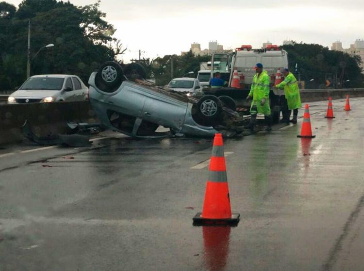 Uma equipe da Bahia Norte foi acionada para socorrer a vítima (Foto: Cidadão Repórter | Via WhatsApp)