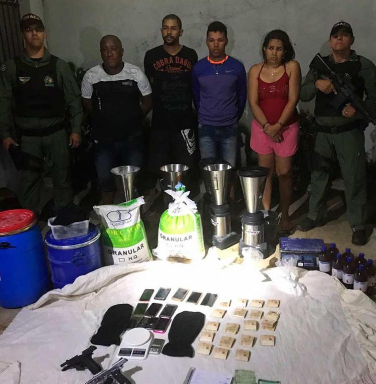 Grupo foi preso durante ação das polícias da Bahia e Goiás (Foto: Divulgação | SSP-BA)