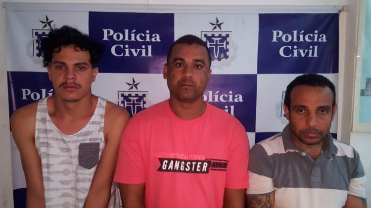 O trio agia a mando de um presidiário de Salvador (Foto: Divulgação | Polícia Civil)
