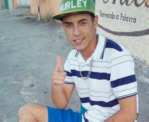 Victor, filho de Valquíria, foi morto nesta segunda (Foto: Reprodução | Blog do Jeferson Almeida)