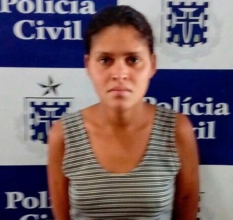 Ela alegou que agrediu o companheiro por ter sido expulsa de casa (Foto: Divulgação | Polícia Civil)