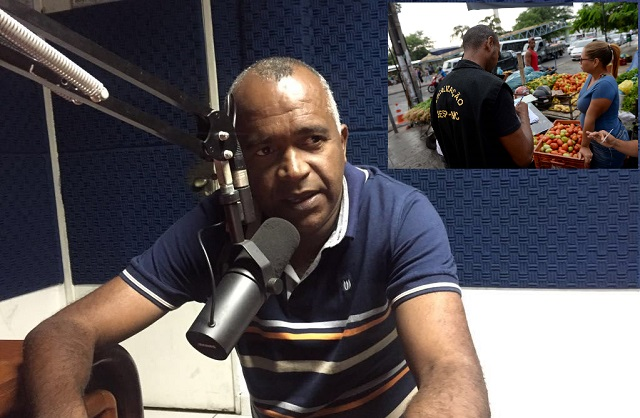 o coordenador da SESP, Namuciés Souza, em entrevista a Roque Santos, disse não proceder a informação de que a prefeitura confiscaria a mercadoria de quem desobedecesse a ordem de não comercializar seus produtos pelas ruas da cidade