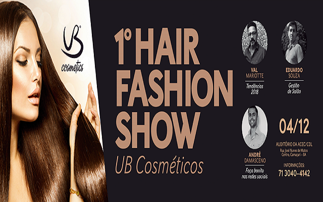 Os interessados em participarem do 1º Hair Fashion Show devem entrar em contato através dos números 71-3040-4142 e 71-99178-4575 e realizarem sua inscrição