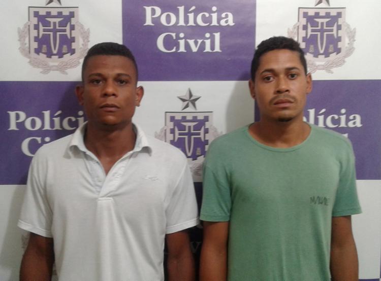 Silvanderson e Sivanilton estão custodiados no Complexo Policial de Jacobina (Foto: Divulgação | Polícia Civil)