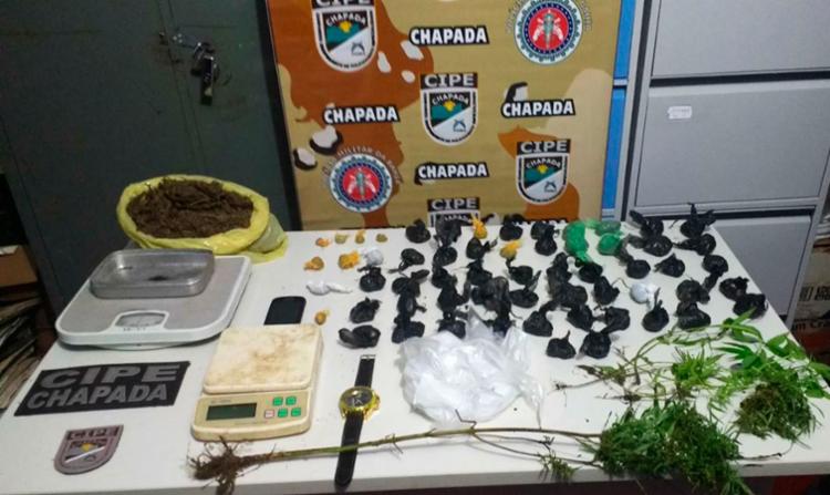 Drogas foram apreendidas pela polícia durante a ação (Foto: Divulgação | SSP-BA)