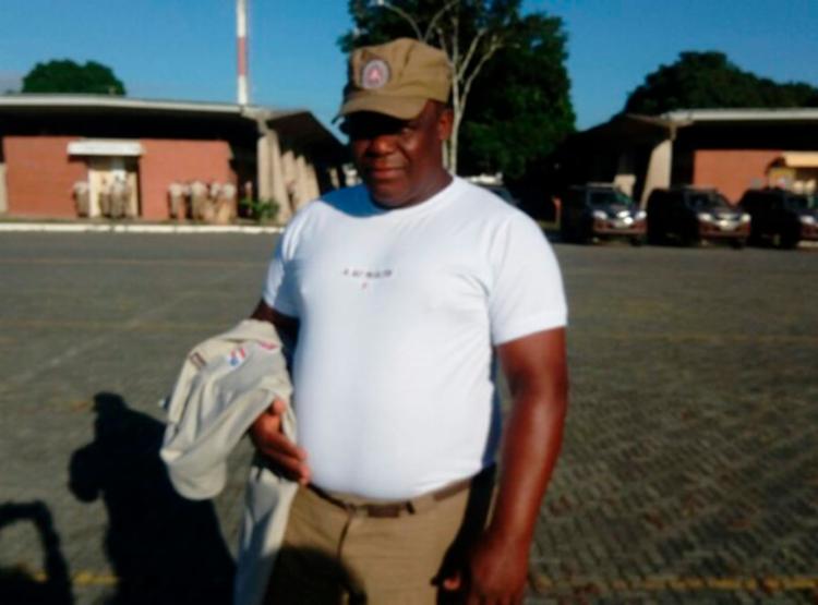 O sargento Aílton Nascimento chegou ser socorrido para um hospital, onde morreu (Foto: Reprodução | blog Olá Bahia)