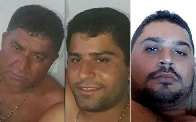 Gelson, Rogério e Bruno estão foragidos (Foto: Divulgação/Polícia Civil)