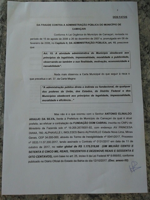 Páginas do processo II