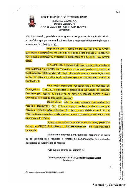 Decreto da Justiça contra a Prefeitura Decreto da Justiça contra a Prefeitura
