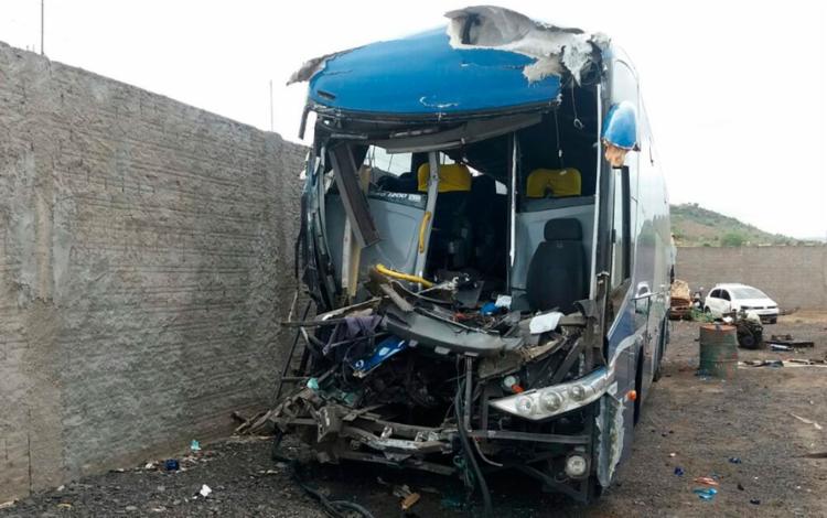 O único passageiro que saiu ileso usava cinto de segurança (Foto: Divulgação | PRF)