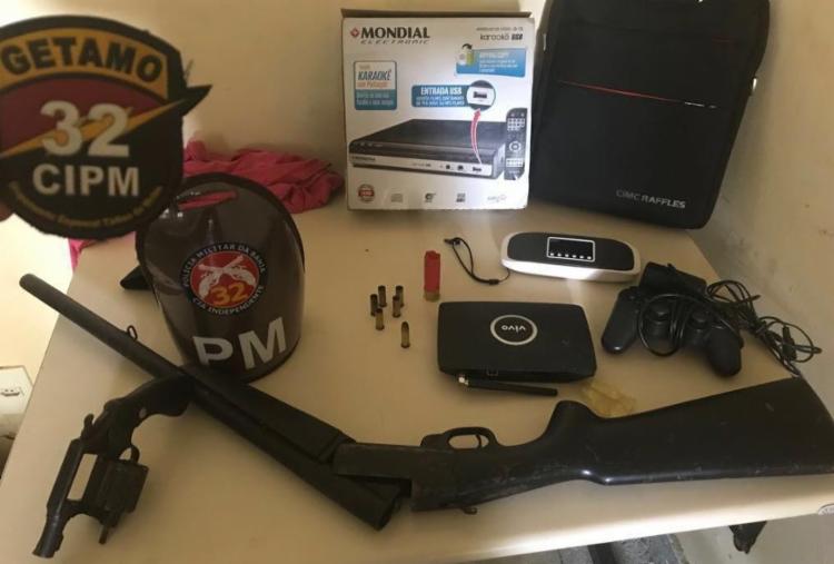 Material foi encontrado com o suspeito (Foto: Divulgação | SSP)