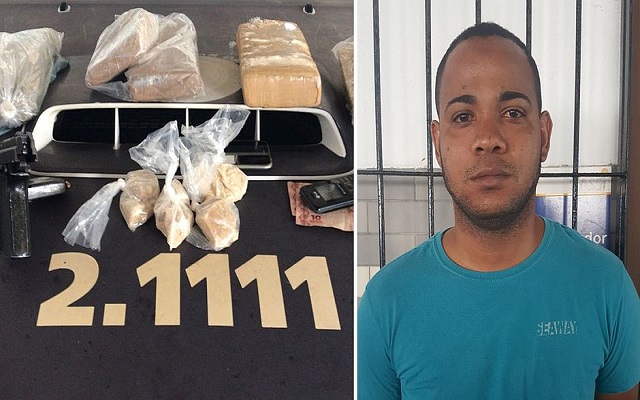 'Baiana' tinha mandado de prisão em aberto por homicídios (Foto: Divulgação/SSP)