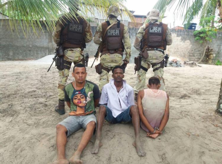 Daniel, Carlos e um adolescente são autores confessos de dois homicídios (Foto: Divulgação | SSP-BA)