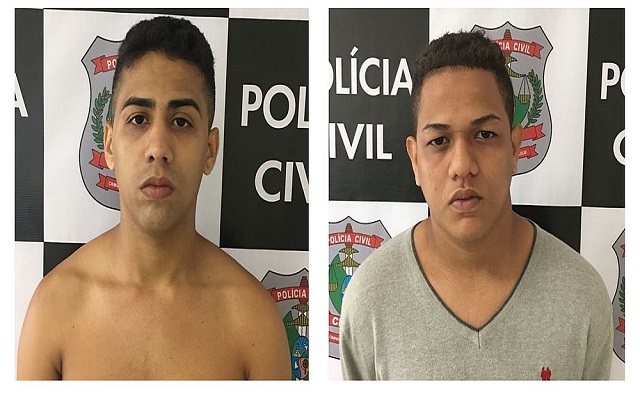 Apenas um dos suspeitos confessou participação no crime. Atirador está foragido (Foto: Divulgação/SSPDS-CE)