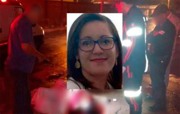 Rosimeire ainda saiu andando atrás do companheiro