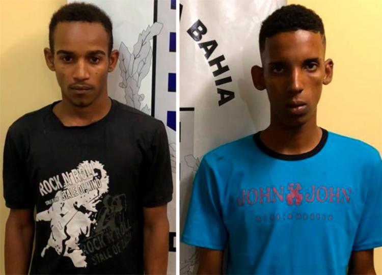 Dupla foi presa durante festejos de emancipação da cidade (Foto: Divulgação | Polícia Civil)