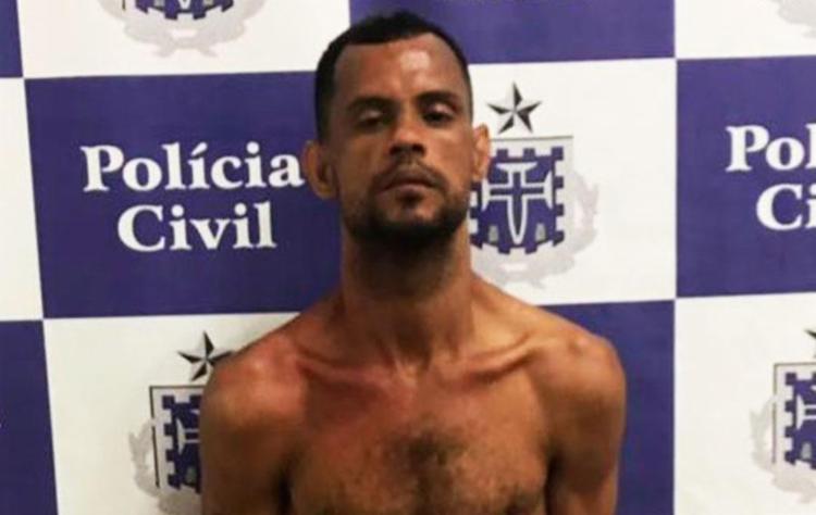 Adriano Silva Conceição dos Santos foi preso em flagrante após cometer o crime (Foto: Divulgação | Polícia Civil)