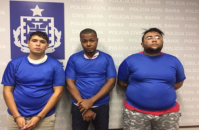 Eles integram grupo que ainda alugou duas suítes num hotel de luxo por R$ 24 mil para passar o Carnaval (Foto: Divulgação/ Polícia Civil)