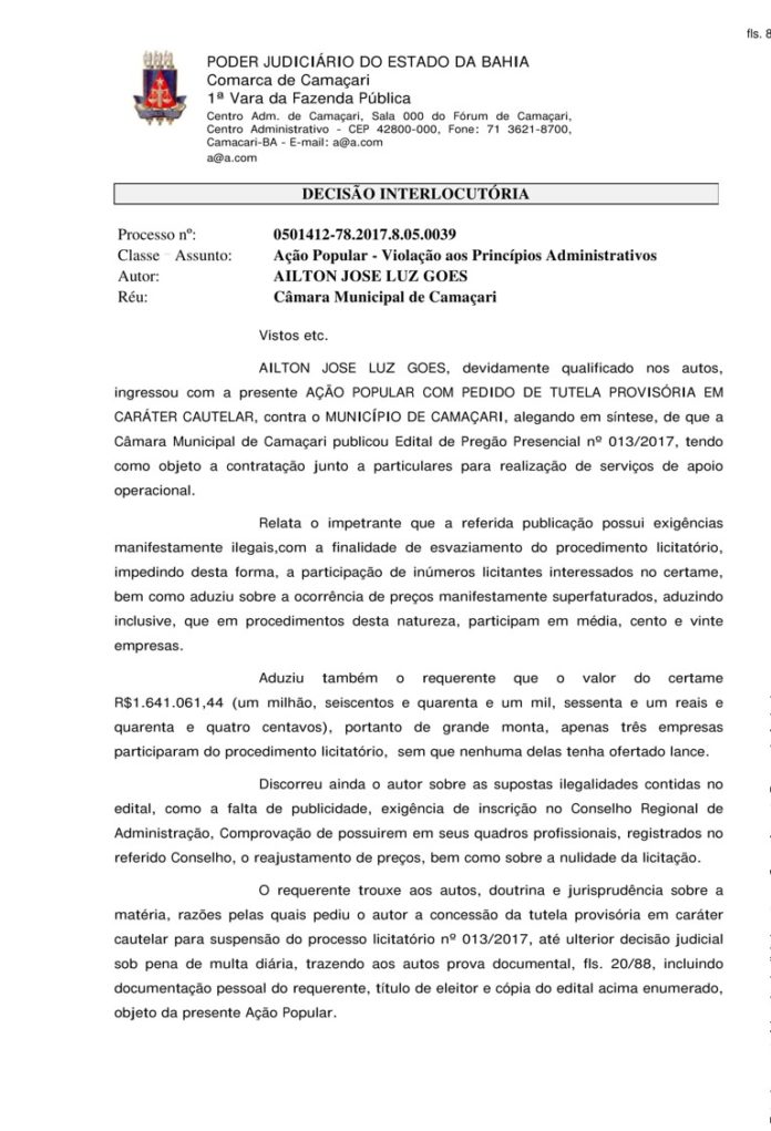 Decisão judicial