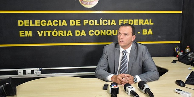 Delegado federal Jorge Vinícius Gobira Nunes fala sobre operação contra fraude no Sudoeste (Foto: Blog do Anderson)