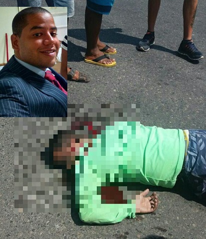 Luan não resistiu aos ferimentos e morreu no local
