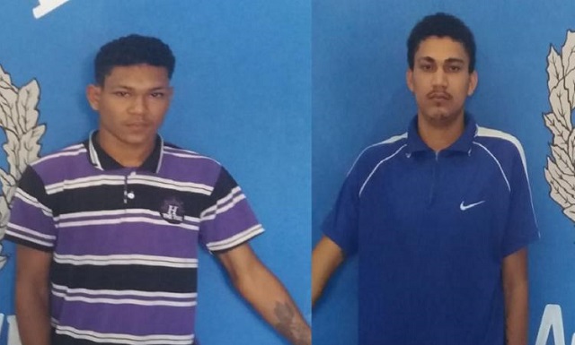 Reinan Oliveira da Silva, 20 anos e Venicio da Silva Santos, autores do crime (Foto: Divulgação)