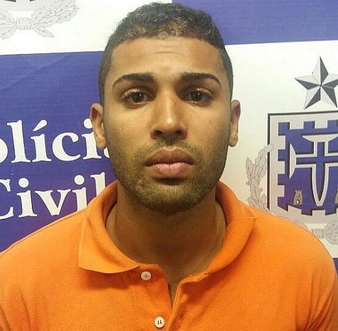 Maicon, preso em flagrante, e Ítalo roubaram mais de 20 motoristas em 3 meses (Foto: Divulgação)