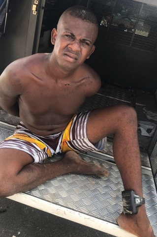 Jeferson Daniel da Silva Santos, conhecido como 'Pateta' foi preso no dia 6 de abril e estava usando tornozeleira eletrônica (Foto: Divulgação)