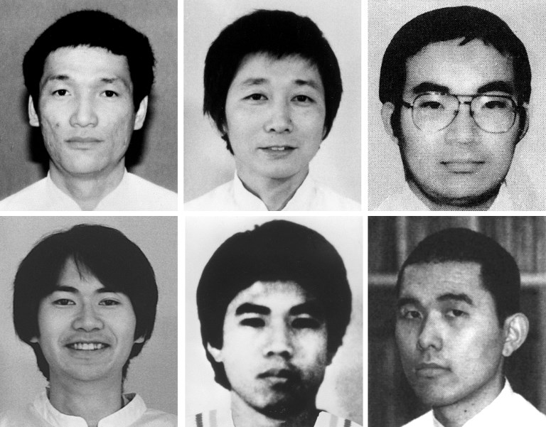 Os executados desta quinta-feira, 26, últimos dos 13 condenados a serem mortos pelo governo japonês